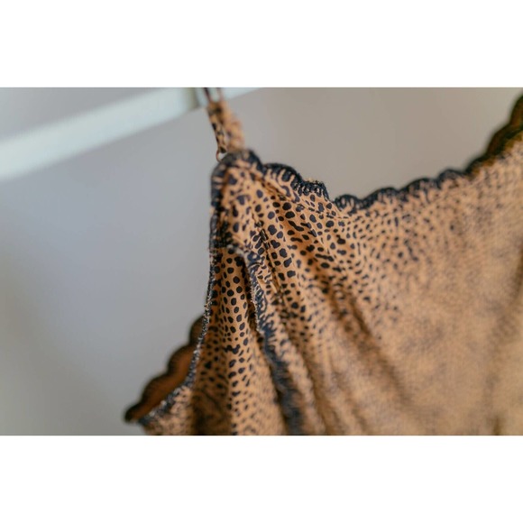 Urban Outfitters Mini Dress Animal/cheetah Print SZ L - Picture 3 of 8